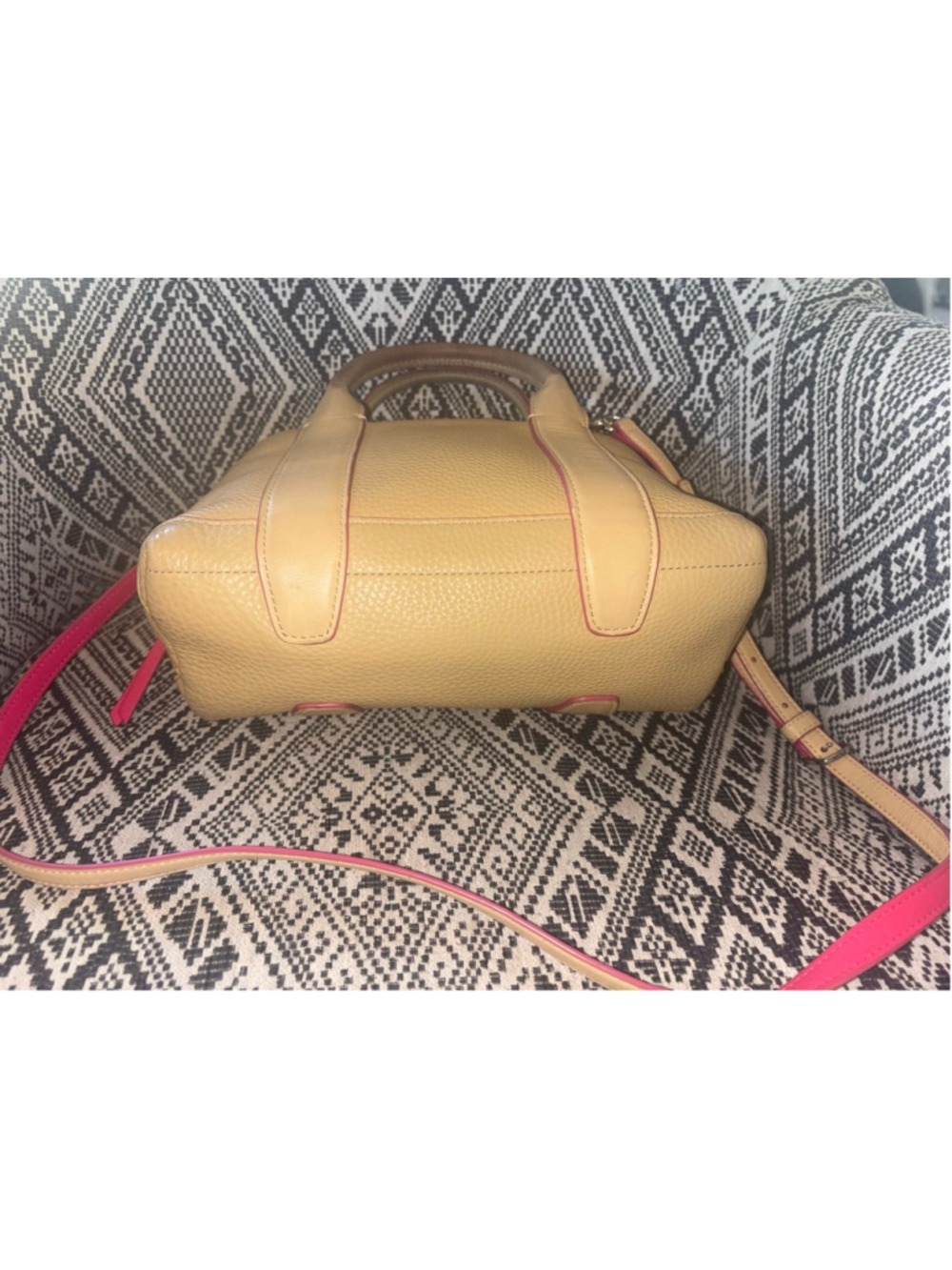 Coach Authentic Bleeker Edgepaint Top Handle Satchel Luxury Artisan Designer Bag - Picture 5 of 10
